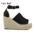 Women Wedge Sandals Summer Platform Sandals Peep